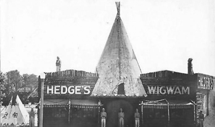 Hedges Wig Wam Restaurant - Historical Photo (newer photo)